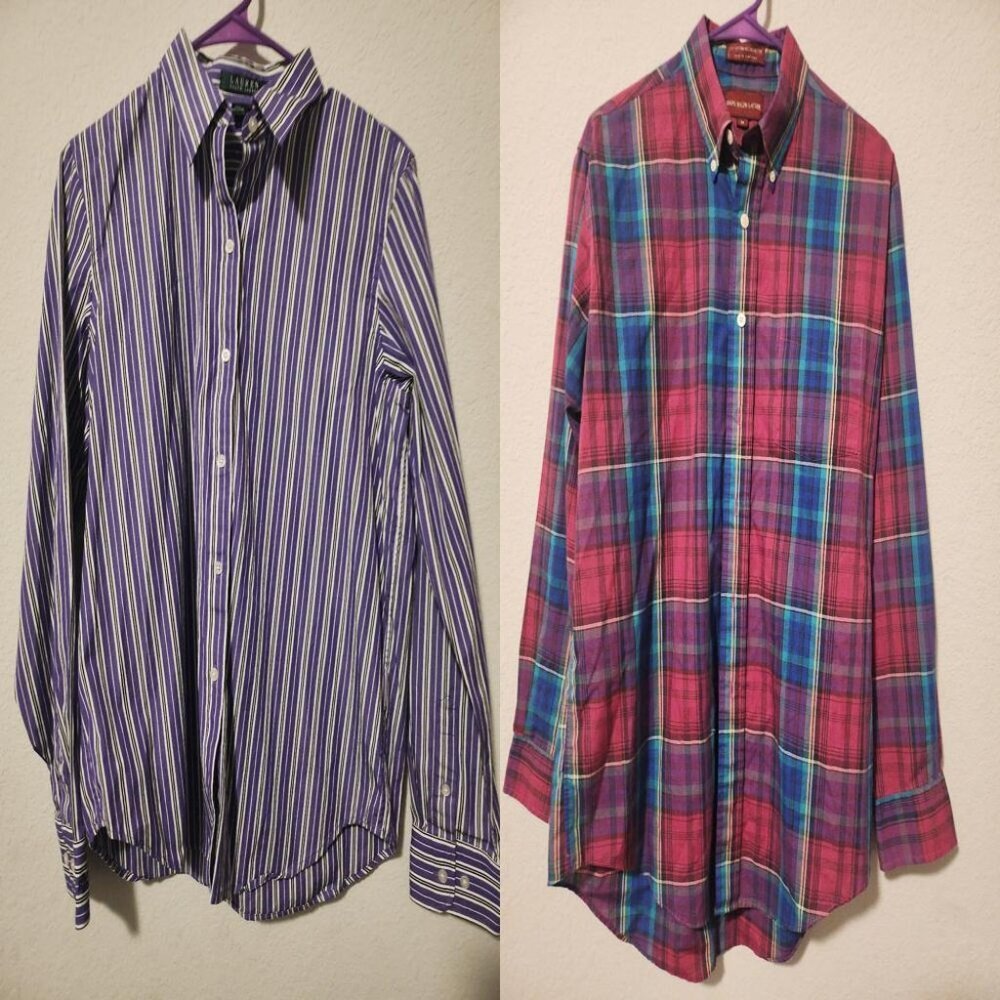 Ralph Lauren Button Up Discount Duo Package Size MEDIUM A MUST HAVE